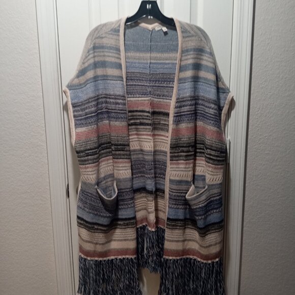 Liverpool Los Angeles stripe Cardigan sweater - Picture 1 of 6